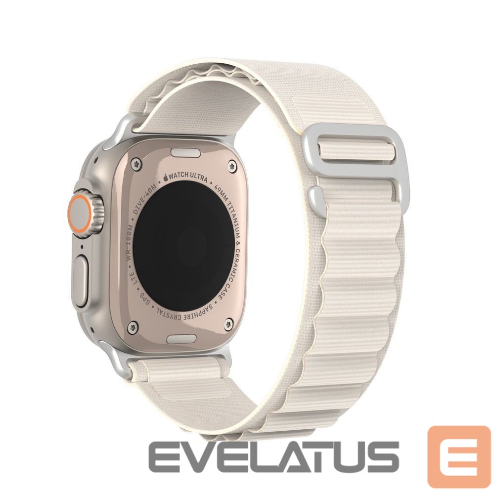 Dirželis Dux Ducis Apple Sport Buckle Strap for Apple Watch 42/44/45/46/49MM Starlight