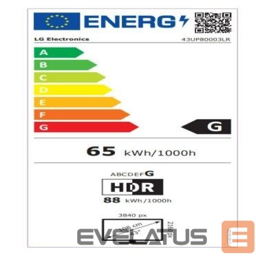 Televizoriai LG 43UP80003LR Smart TV Black