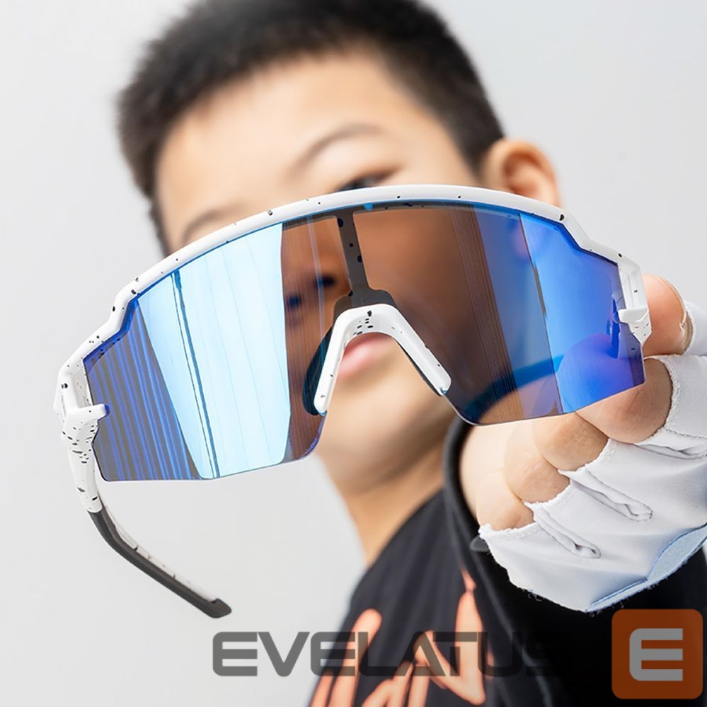 Kitos prekės Rockbros Rockbros Kids Cycling Glasses, Polarized, UV Protection, Children's - White