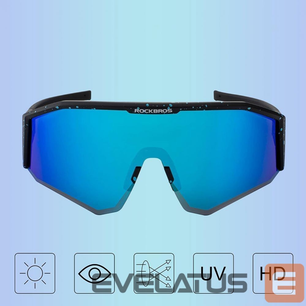 Dviračio priedas Rockbros Rockbros SP297 polarizing cycling glasses - black