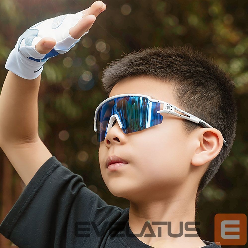 Kitos prekės Rockbros Rockbros Kids Cycling Glasses, Polarized, UV Protection, Children's - White