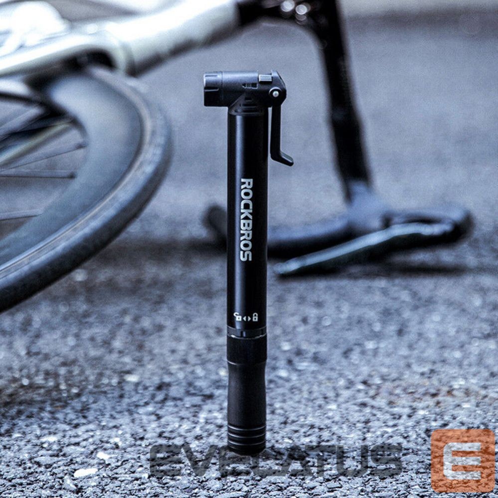 Dviračio priedas Rockbros Rockbros 42320010001 Bicycle Pump Hand + Screwdriver - Black
