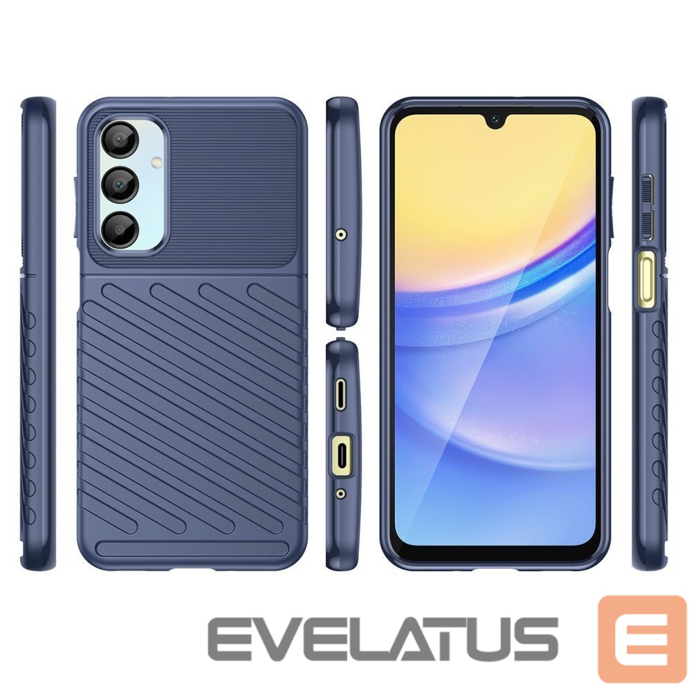 Nugarėlės dėklai Hurtel Thunder Case for Samsung Galaxy A26 silicone armored cover - blue