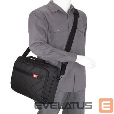 Nešiojamojo kompiuterio krepšys Case Logic Casual Laptop Bag DLC117 Fits up to size 17 ", Black, Shoulder strap