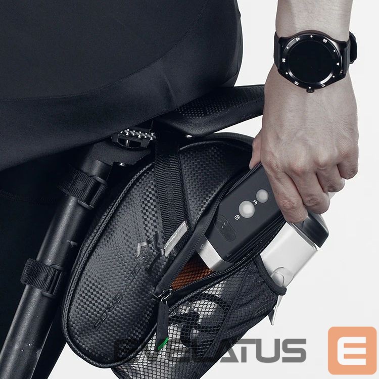 Dviračio priedas Rockbros Rockbros C7-1 waterproof bicycle bag with saddle mounting 1.5l - black