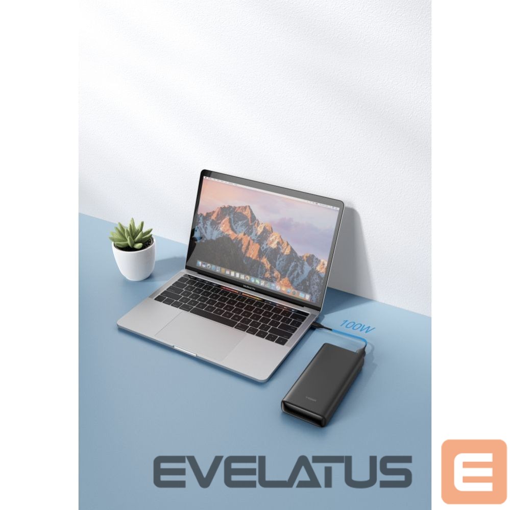 Išorinė baterija Veger Powerbank Veger T100 (W2032C-100) PD QC3.0 5A 100W 20000 mAh black