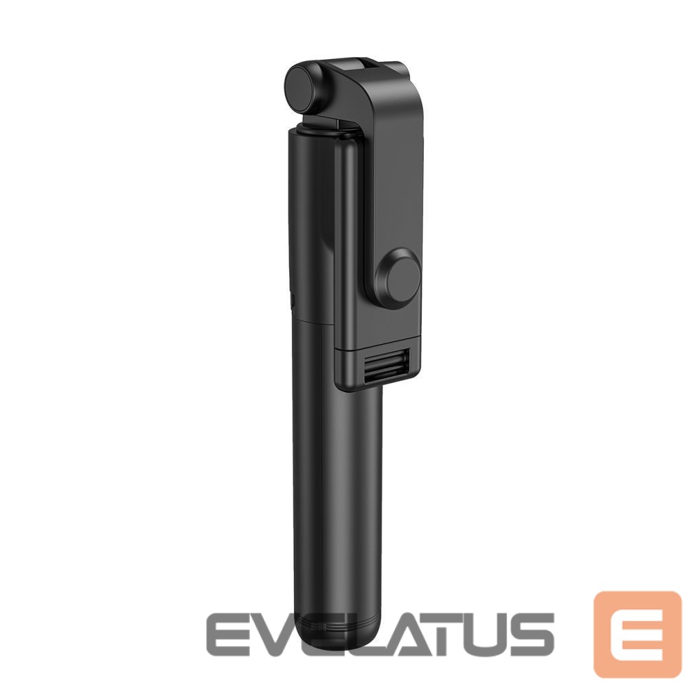 Fotoaparato priedas Hurtel Selfie stick WHS1Y telescopic tripod 1m with phone holder - black
