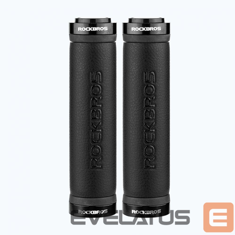 Dviračio priedas Rockbros Rockbros 40210003001 microfiber bicycle handlebar grips - black