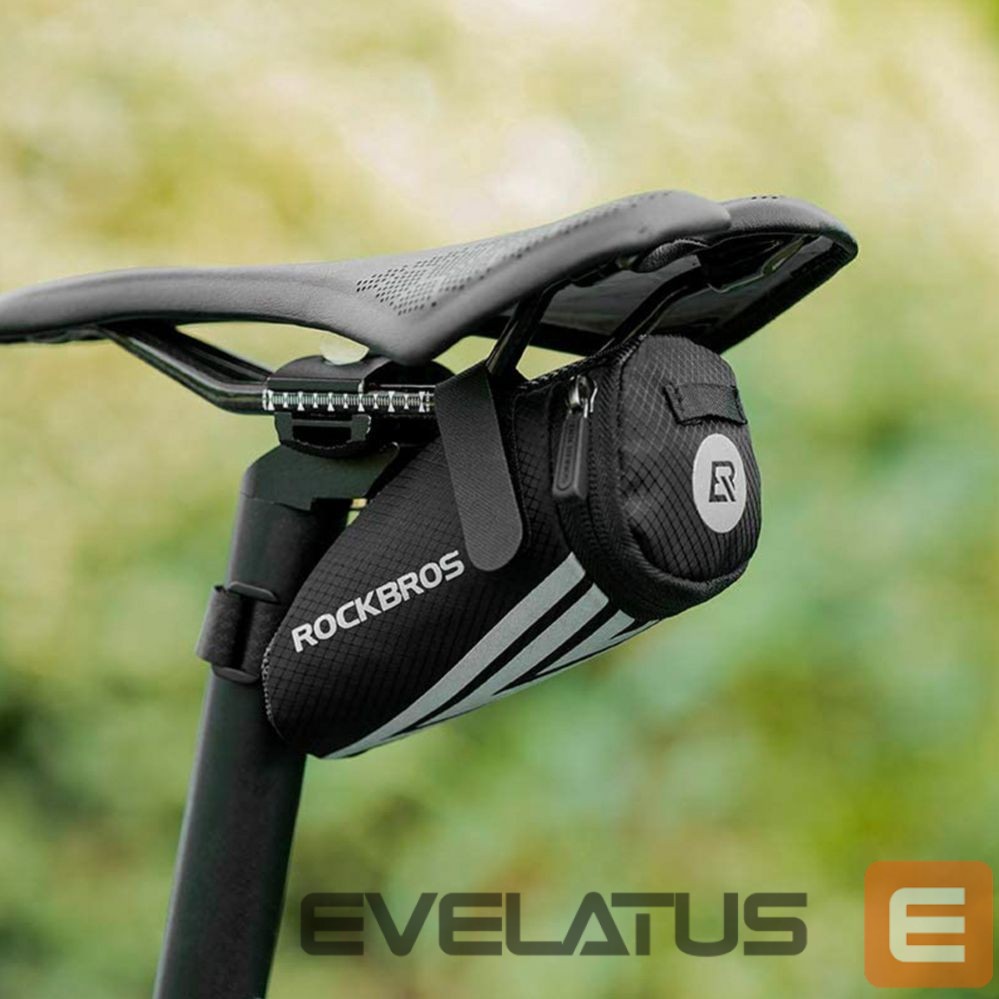Dviračio priedas Rockbros Rockbros C28 bicycle bag under the saddle - black
