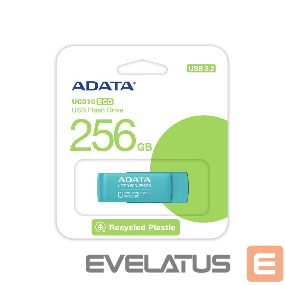 USB atmintinė ADATA UC310 ECO 256GB USB Flash Drive