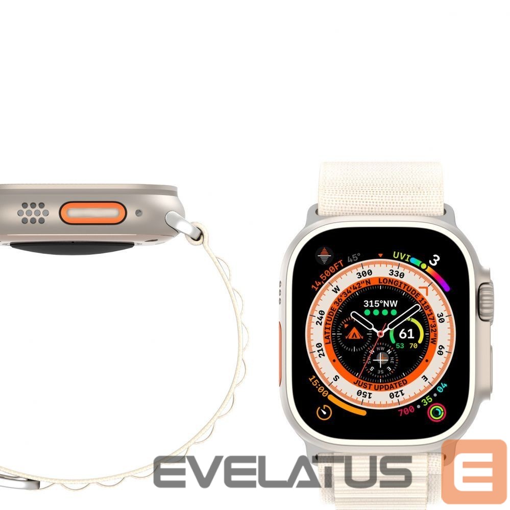 Dirželis Dux Ducis Apple Sport Buckle Strap for Apple Watch 42/44/45/46/49MM Starlight
