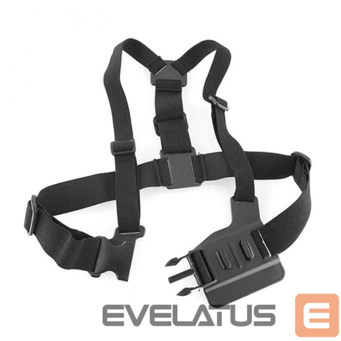 Fotoaparato priedas Hurtel Chest Mount - Chest Harness for GoPro SJCAM Sports Cameras - Black