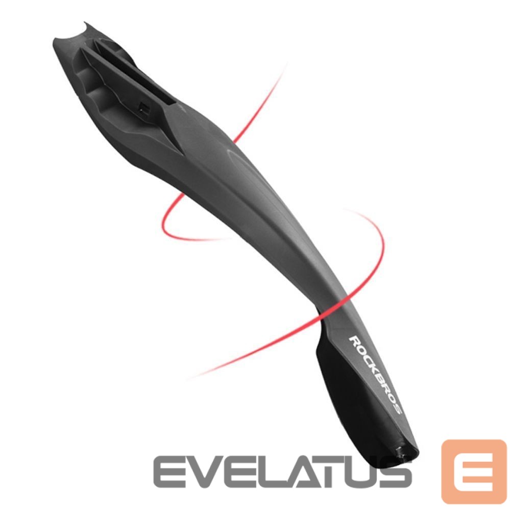Dviračio priedas Rockbros Rockbros DNB8001 mudguard with red LED light - black