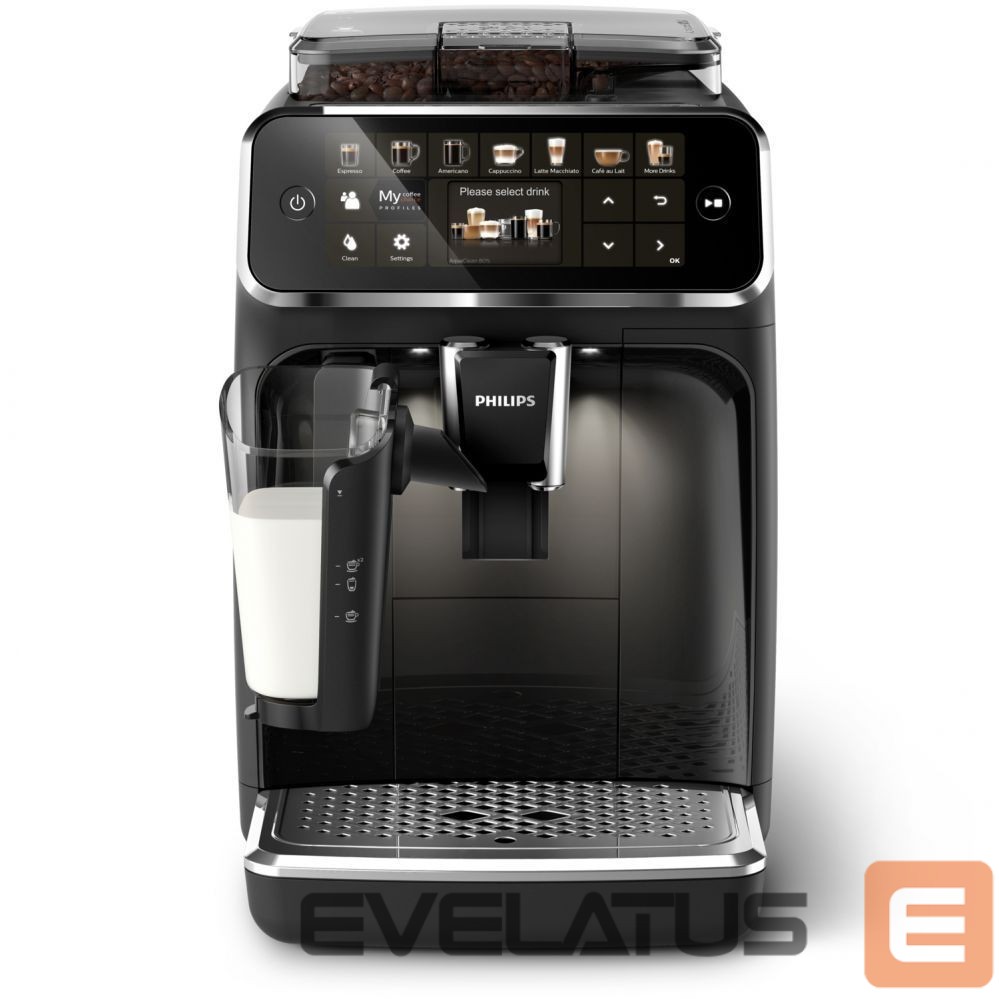 Kiti smulkūs buitiniai prietaisai Philips Espresso Machine | EP5441/50 | Pump pressure 15 bar | Built-in milk frother | Fully automatic | 1500 W | Black