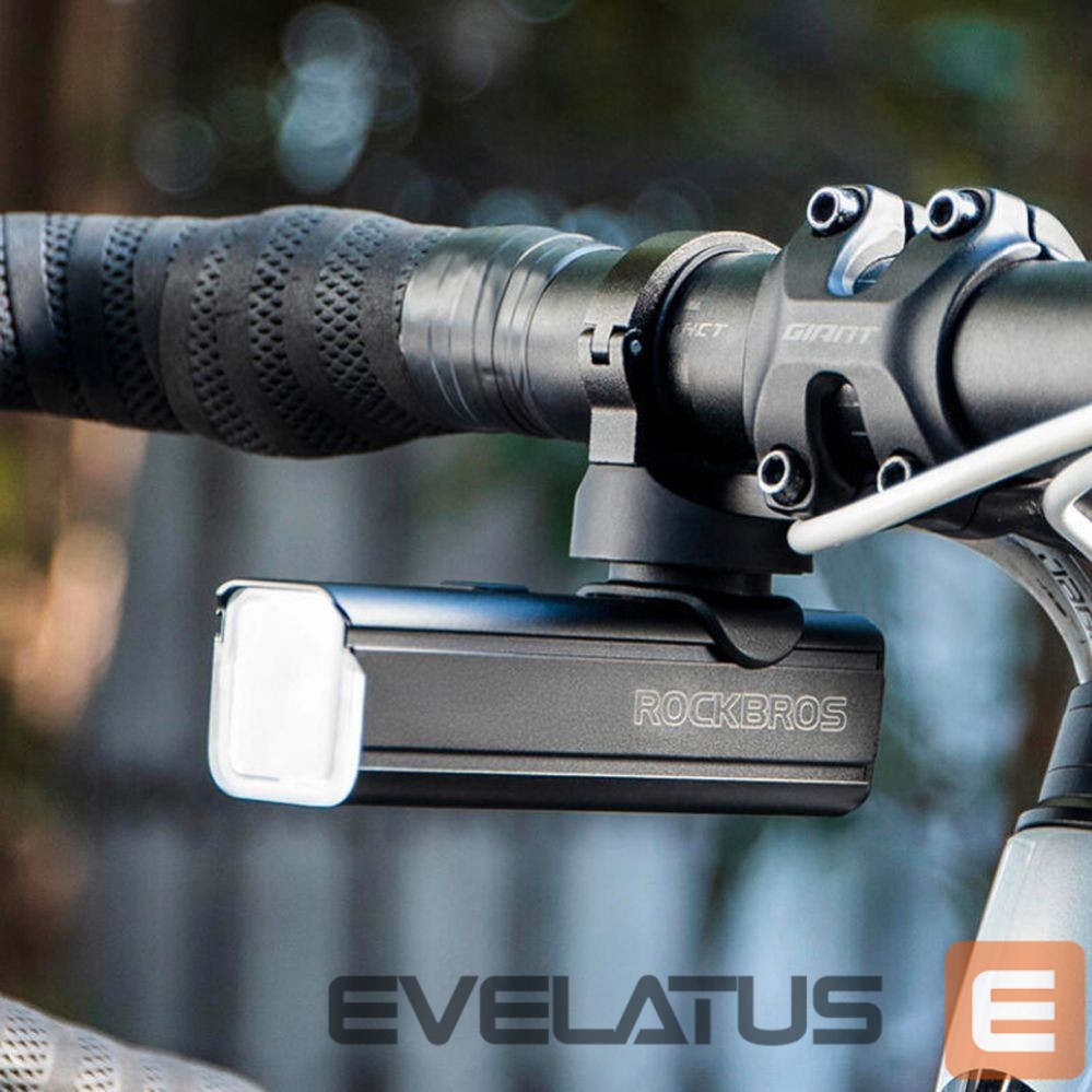 Dviračio priedas Rockbros Rockbros 24610002001 Front Bike Light 1000 lm + USB-C - USB-A Cable - Black