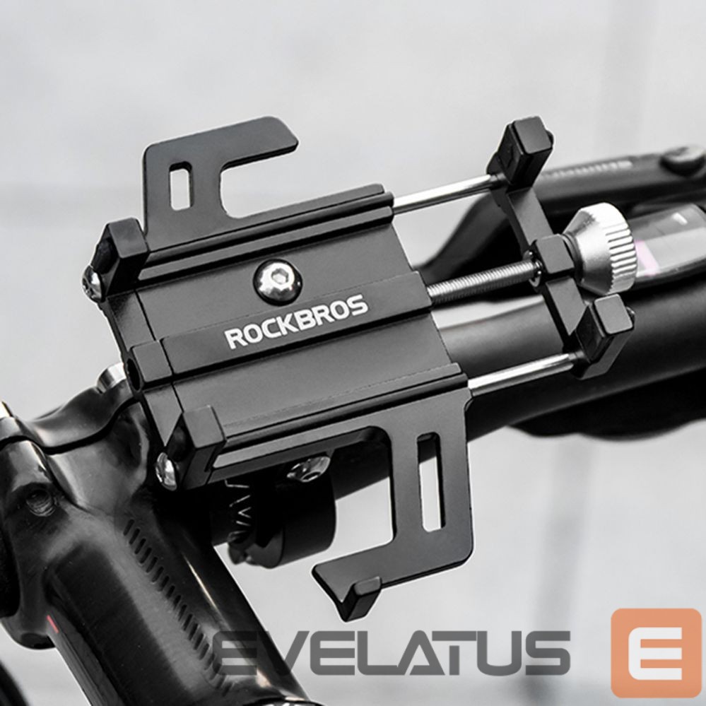 Dviračio priedas Rockbros Rockbros 699-BK Aluminum Alloy Bike Phone Holder - Black