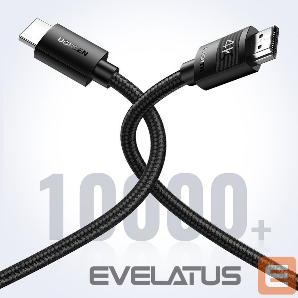 Kabelis Ugreen Ugreen HDMI cable 2.0 4K 2m black (HD119 40101)