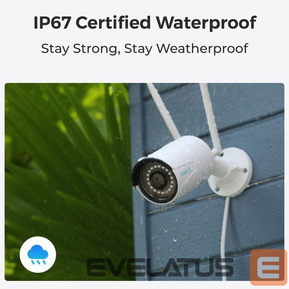 Internetinė kamera Reolink WiFi Camera W320 Bullet 5 MP Fixed IP67 H.264 Micro SD, Max. 256 GB