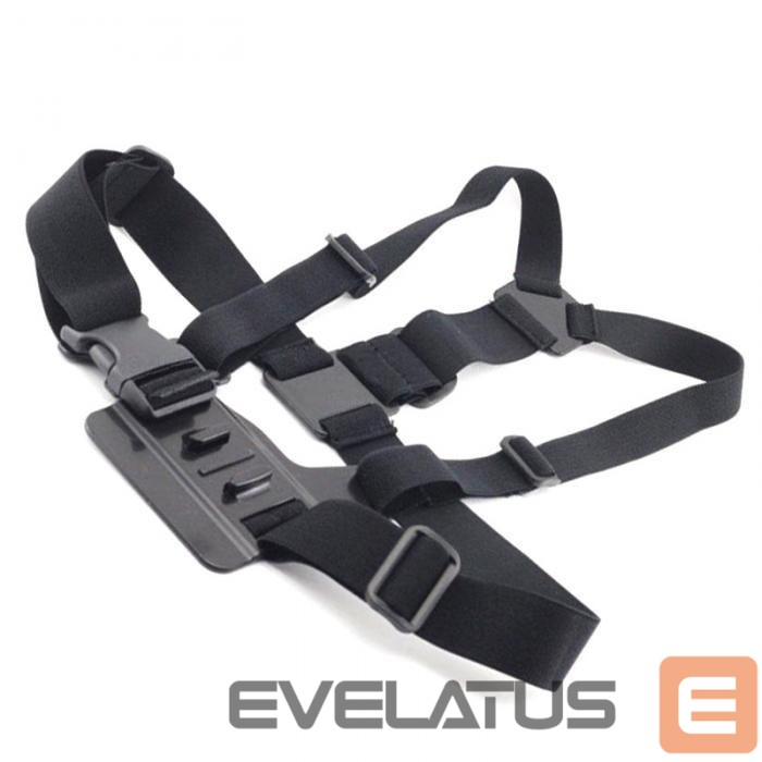Fotoaparato priedas Hurtel Chest Mount - Chest Harness for GoPro SJCAM Sports Cameras - Black