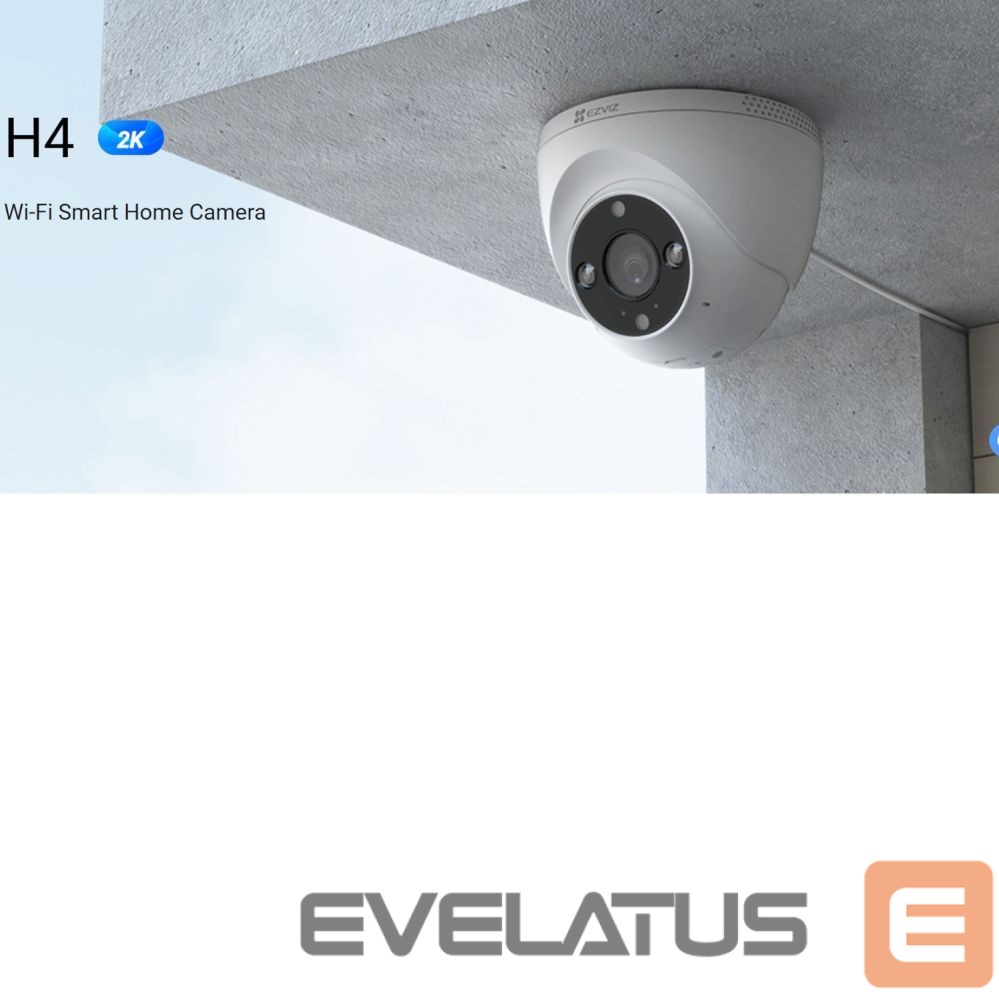 IP kameros EZVIZ Ezviz H4 CS-H4 3MP 2K Outdoor IP67 Smart Home security camera MicroSD / Night vision White