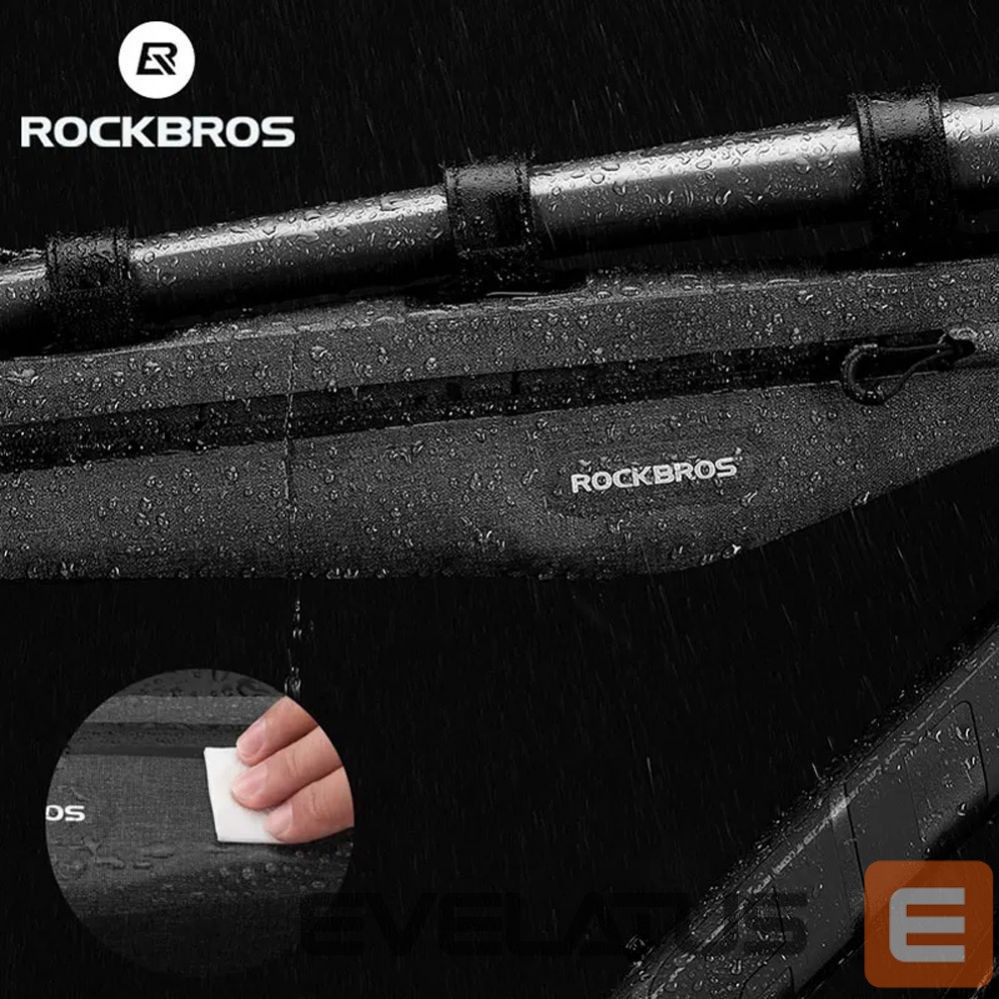 Dviračio priedas Rockbros Rockbros AS-052 waterproof bicycle bag for frame - gray