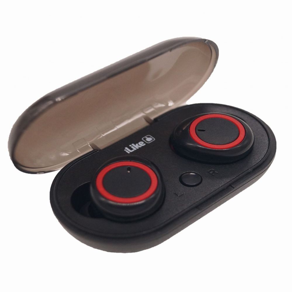 Belaidės ausinės iLike Bluetooth Earbuds IBE01 Black