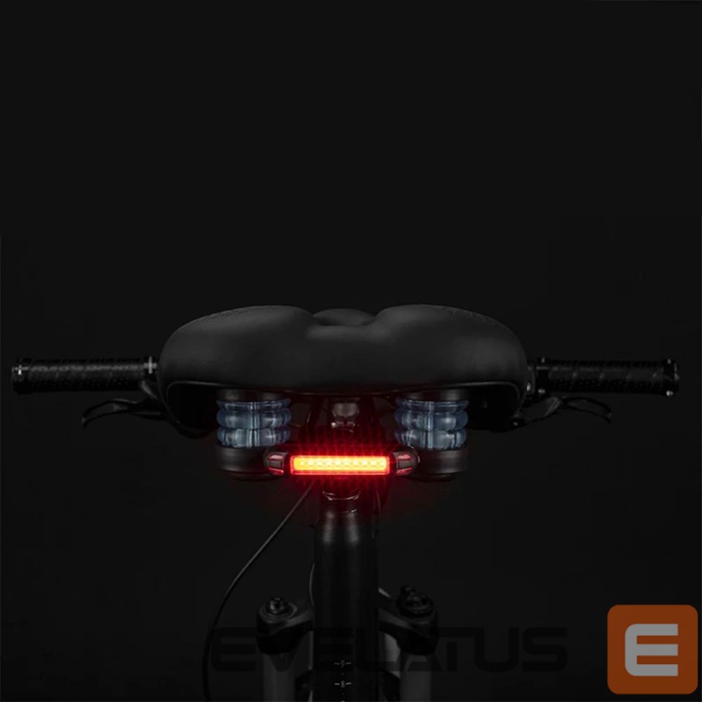 Kitas produktas Rockbros Rockbros 38218916002 MTB bicycle saddle + lamp - black