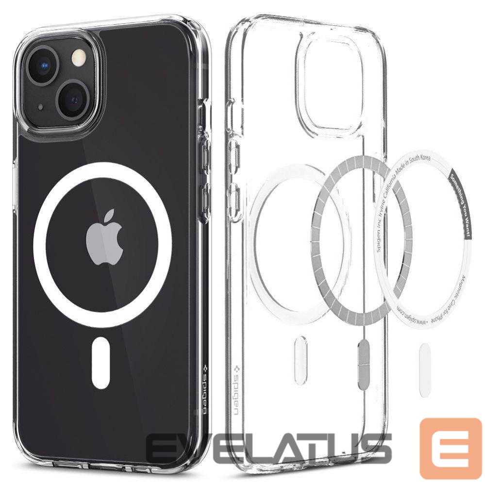 Nugarėlės dėklai Spigen Transparent || White