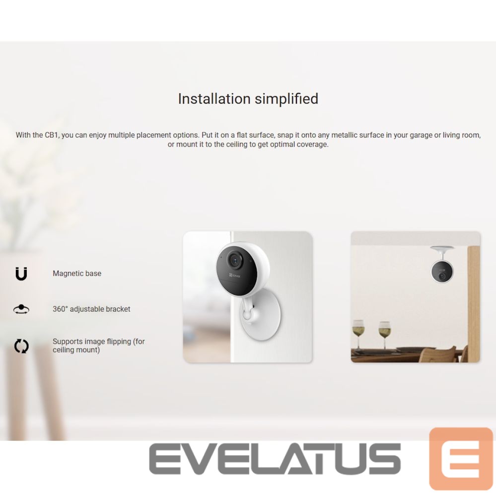 Vaizdo kamera EZVIZ CB1 1080p IP Wi-Fi CS-CB1-R100-1K2WF