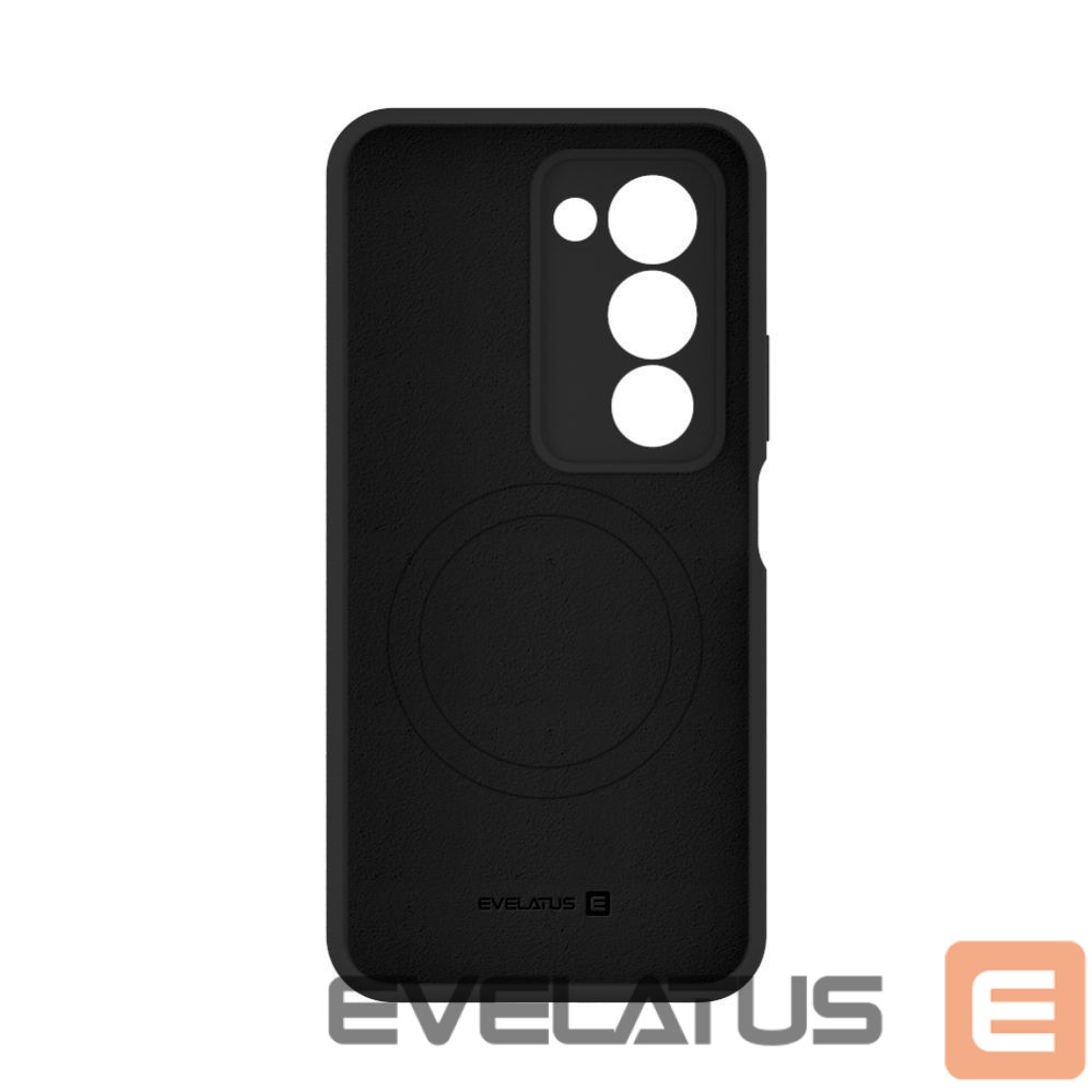 Nugarėlės dėklai Evelatus Xiaomi Redmi 15 4G Premium Magnetic Soft Touch Silicone Case Black