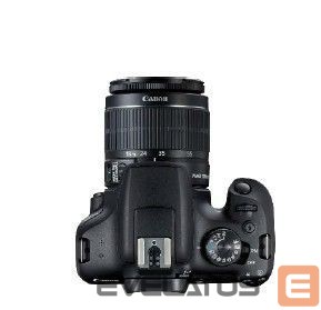 Skaitmeninė kamera Canon EOS 2000D 18-55 IS II EU26 SLR Camera Kit, Megapixel 24.1 MP, Image stabilizer, ISO 12800, Display diagonal 3.0 ", Wi-Fi, Video recording, APS-C, Black