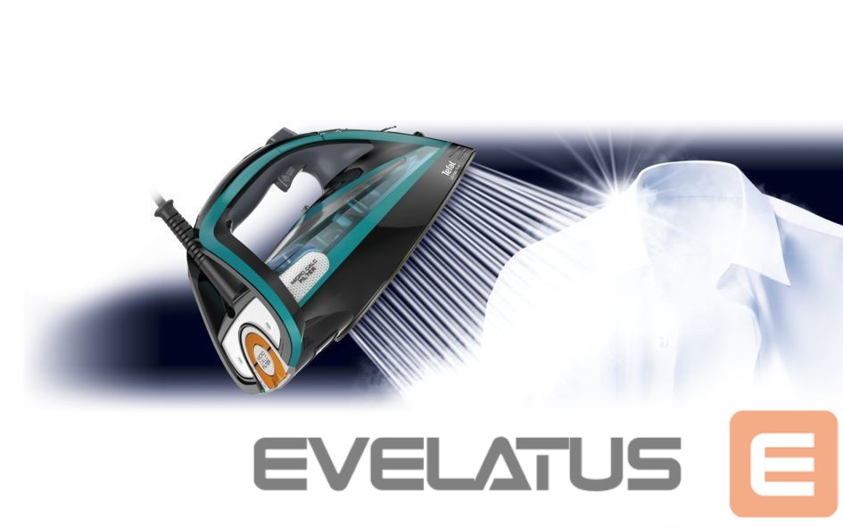 Lygintuvai TEFAL | Ultimate Pure FV9844E0 | Steam Iron | 3200 W | Water tank capacity 350 ml | Continuous steam 60 g/min | Steam boost performance 250 g/min | Blue/Black