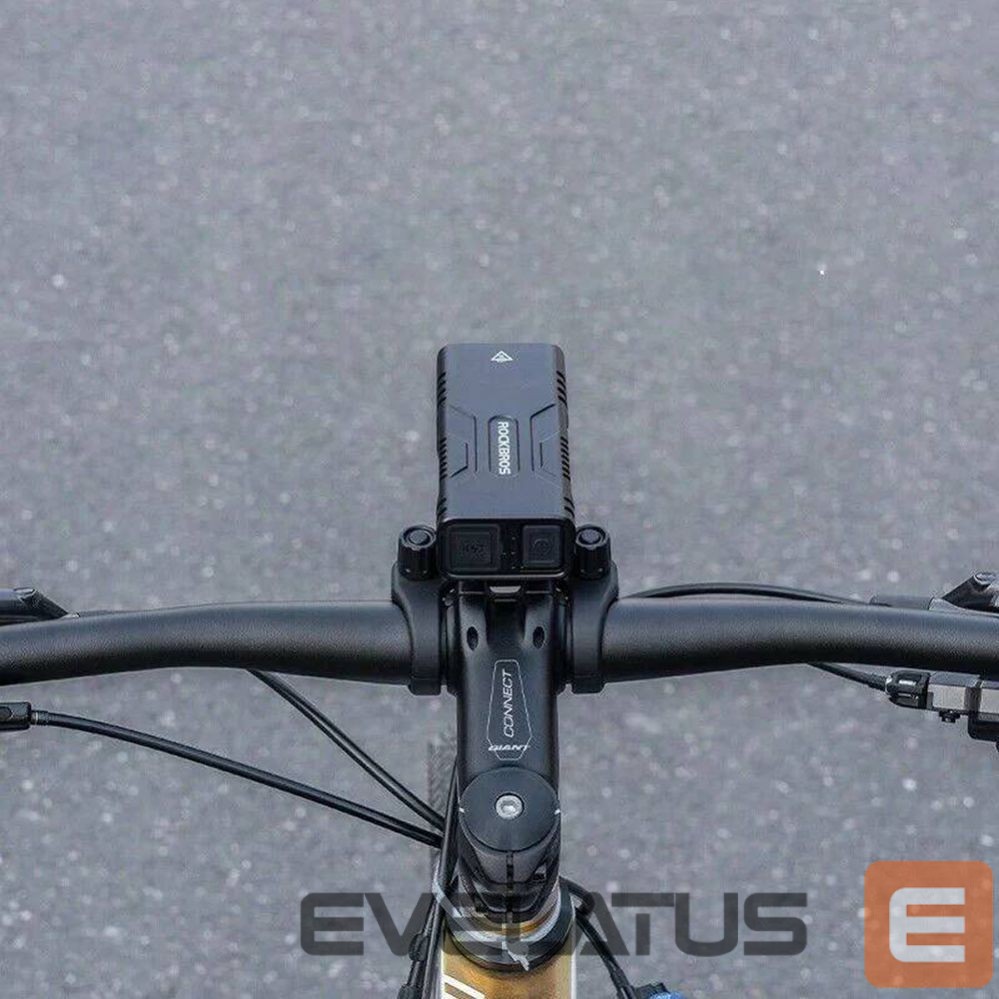 Dviračio priedas Rockbros Rockbros 24310002001 bicycle light 850 lm with powerbank function + USB-C - USB-A cable - black