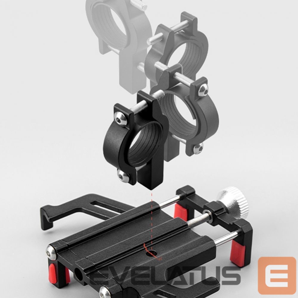 Dviračio priedas Rockbros Rockbros 699-BK Aluminum Alloy Bike Phone Holder - Black