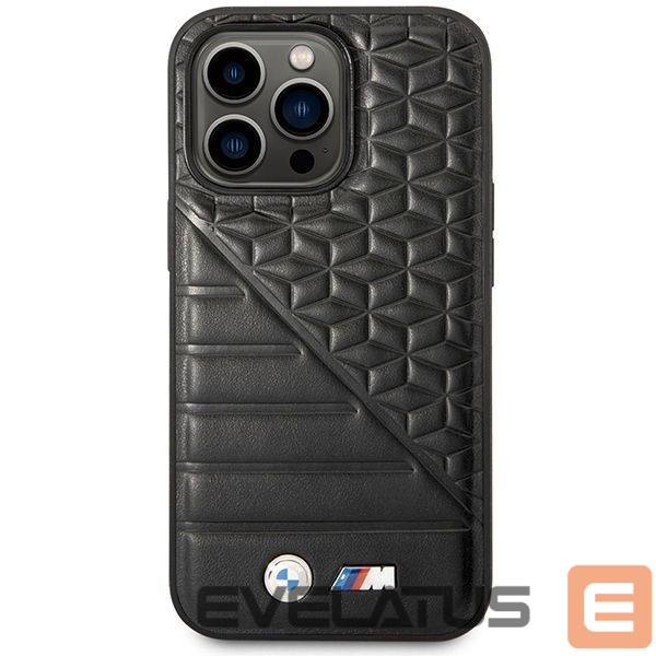 Nugarėlės dėklai BMW BMW Bi Pattern Case for iPhone 14 Pro 6.1" - Black