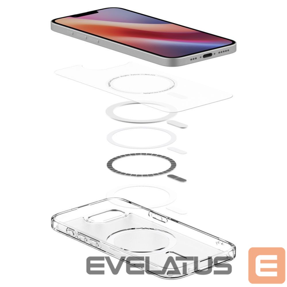 Nugarėlės dėklai Spigen Spigen Ultra Hybrid MagSafe iPhone 16e Case - White, Translucent