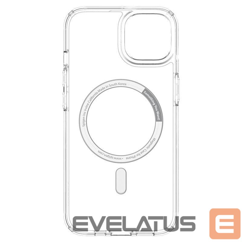 Nugarėlės dėklai Spigen Transparent || White