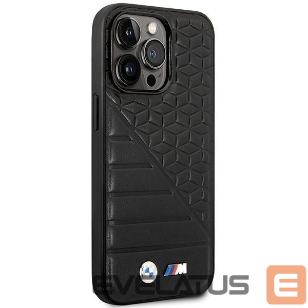 Nugarėlės dėklai BMW BMW Bi Pattern Case for iPhone 14 Pro 6.1" - Black