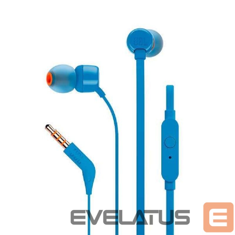 Laidinės ausinės JBL T110 Blue