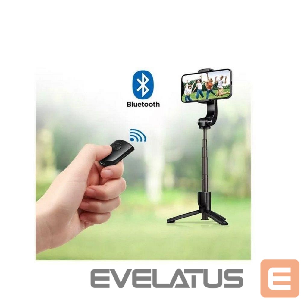 Fotoaparato priedas Spigen Spigen S610W Bluetooth Gimbal with Selfie Stick - Black