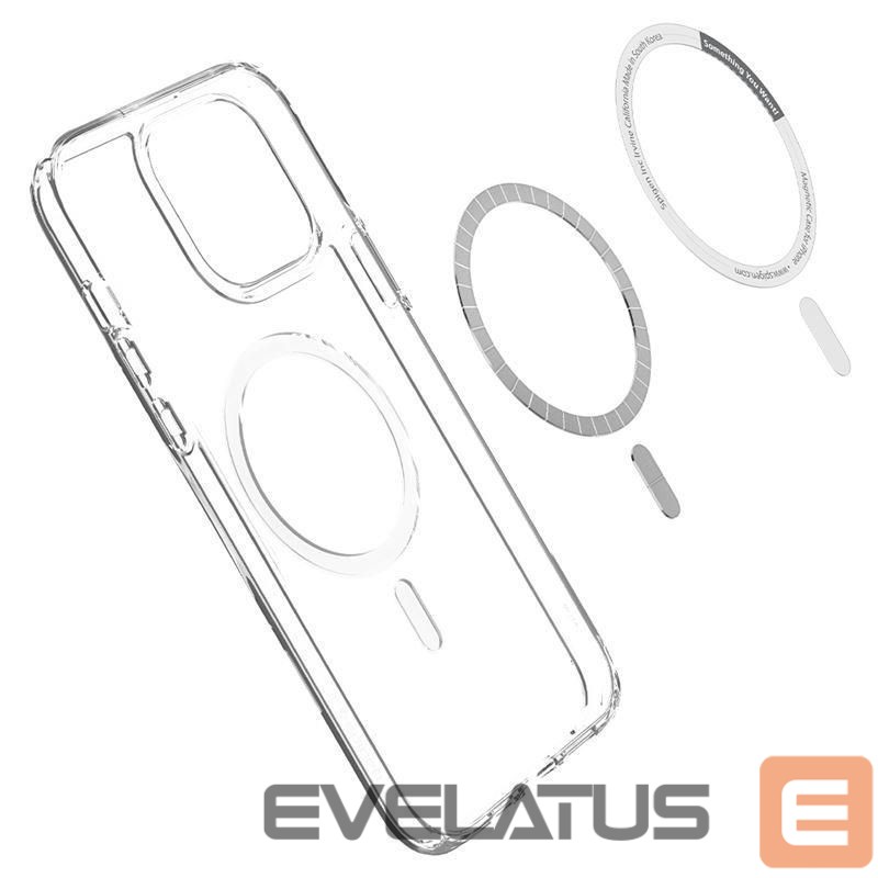 Nugarėlės dėklai Spigen Transparent || White