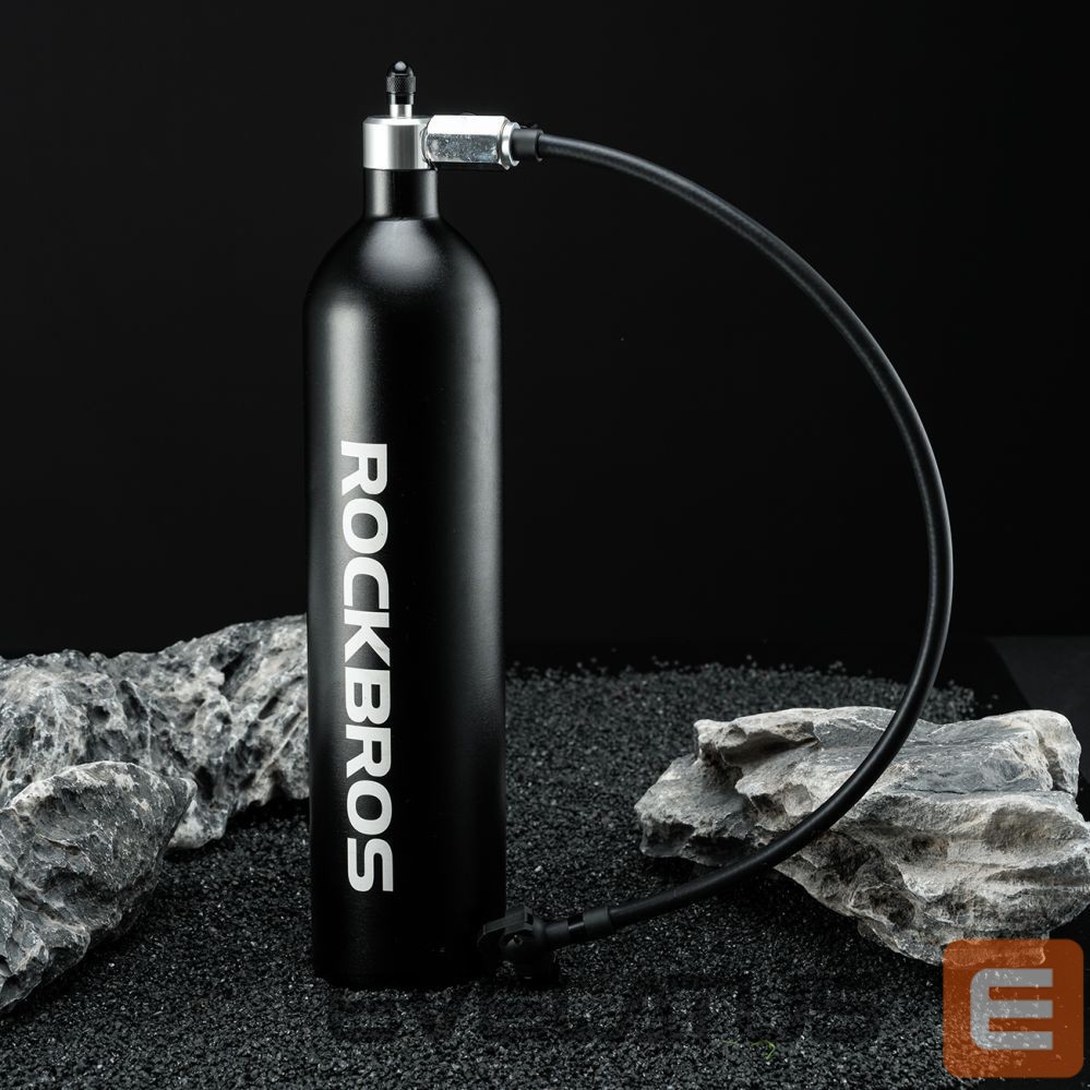 Kitos prekės Rockbros Rockbros Tubeless Tire Inflator 200 PSI 1.2l - Black
