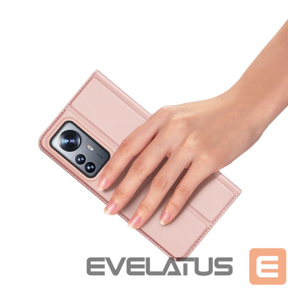Nugarėlės dėklai Dux Ducis Dux Ducis Skin Pro Holster Cover Flip Cover for Xiaomi 12 Pro pink