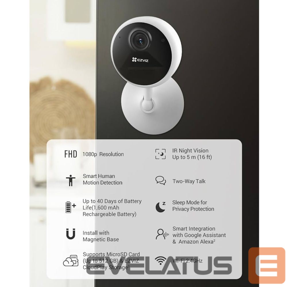 Vaizdo kamera EZVIZ CB1 1080p IP Wi-Fi CS-CB1-R100-1K2WF