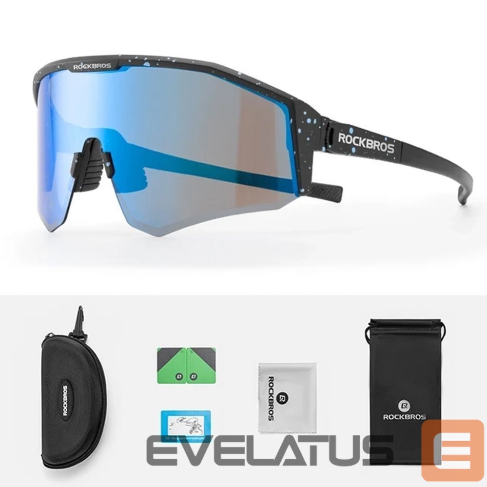 Dviračio priedas Rockbros Rockbros SP297 polarizing cycling glasses - black