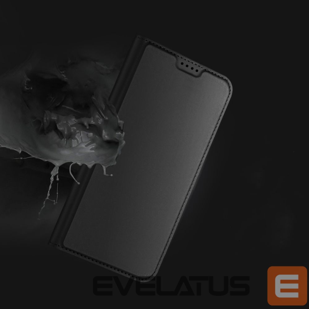 Nugarėlės dėklai Dux Ducis Dux Ducis Skin Pro Case For Realme GT Neo 5 / Realme GT3 Flip Cover Card Wallet Stand Black