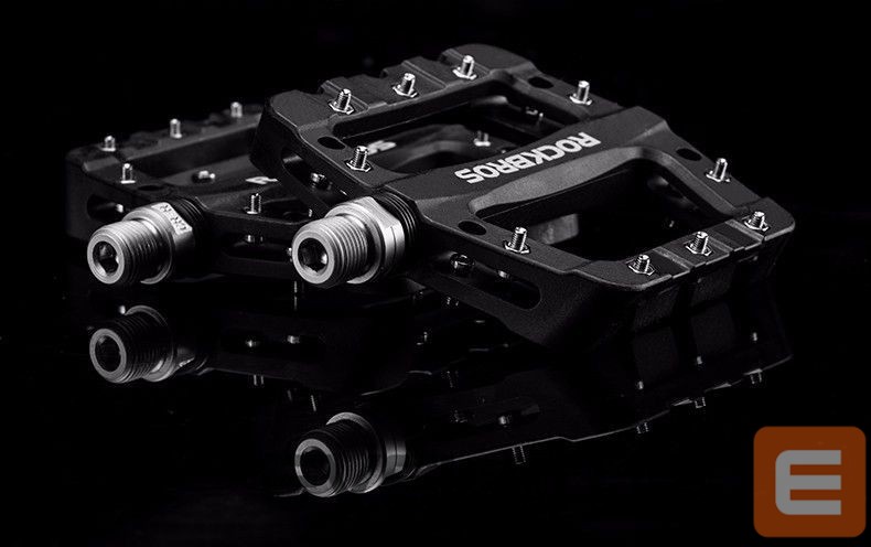Dviračio priedas Rockbros Rockbros 2017-12CBK Nylon Bicycle Pedal Set - Black