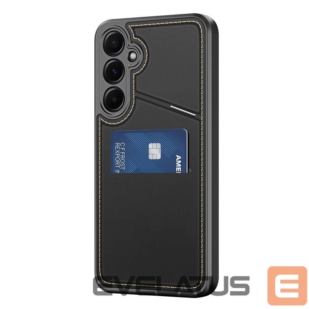 Nugarėlės dėklai Dux Ducis Dux Ducis Rafi II Case for Samsung Galaxy S25 with Stand and Wallet - Black