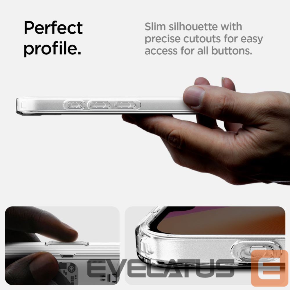 Nugarėlės dėklai Spigen Spigen Ultra Hybrid MagSafe Case for iPhone 16e Neo One - Clear