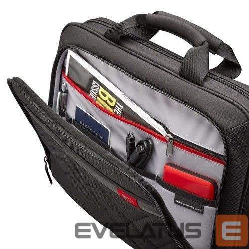 Nešiojamojo kompiuterio krepšys Case Logic Casual Laptop Bag DLC117 Fits up to size 17 ", Black, Shoulder strap